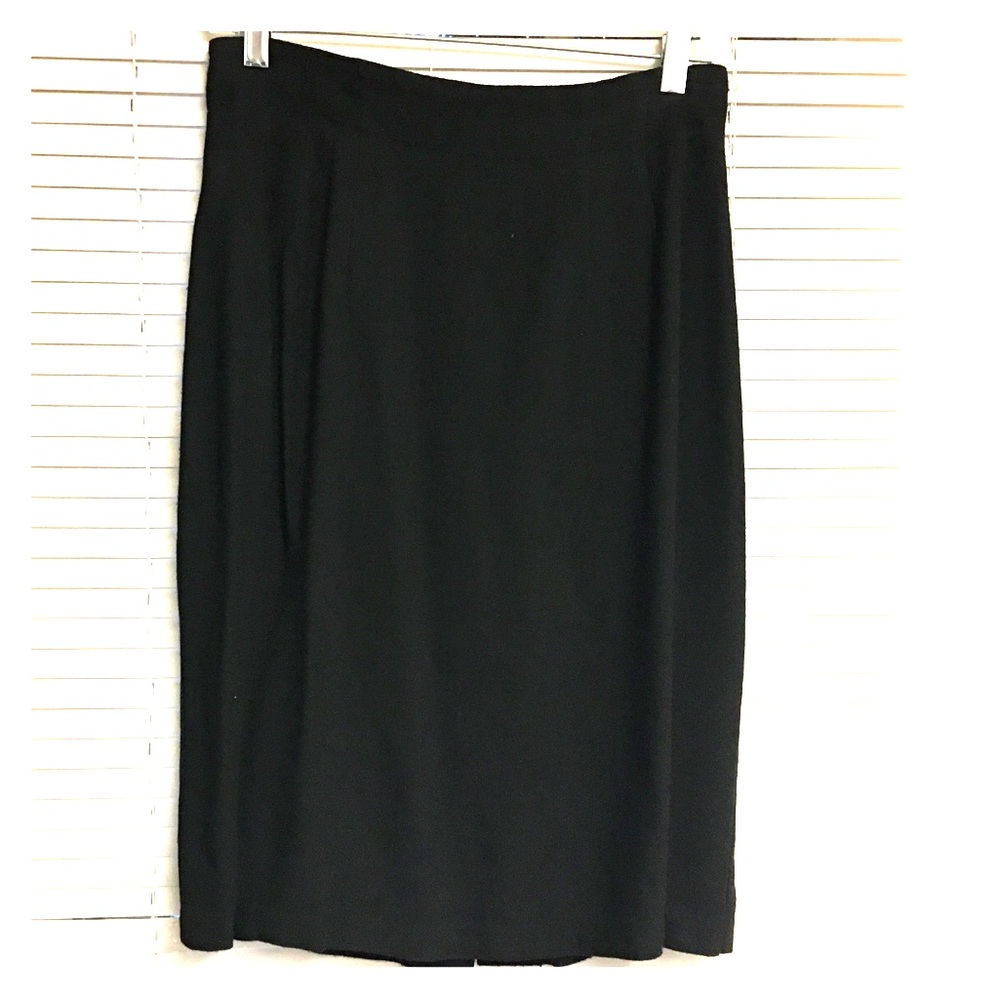 Vintage Carole Little Black Skirt (8)